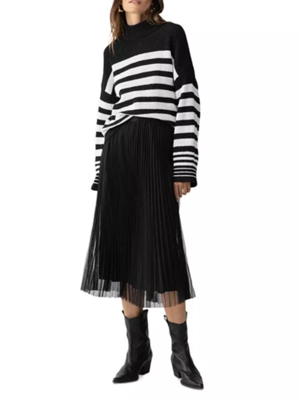 Sanctuary Pleated Tulle Skirt sz XS